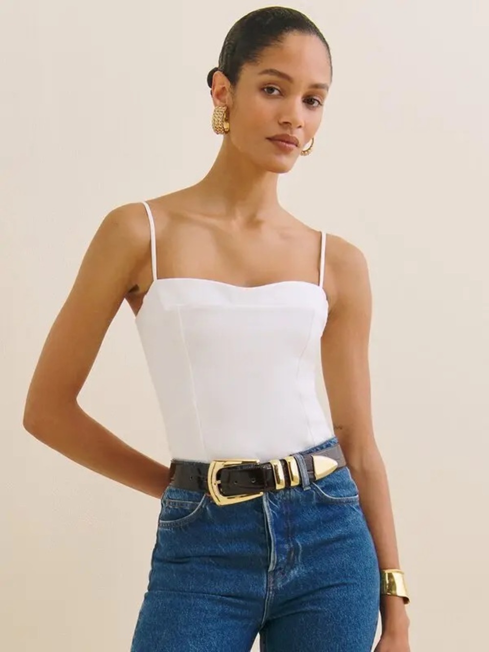 Reformation Winona Knit Top